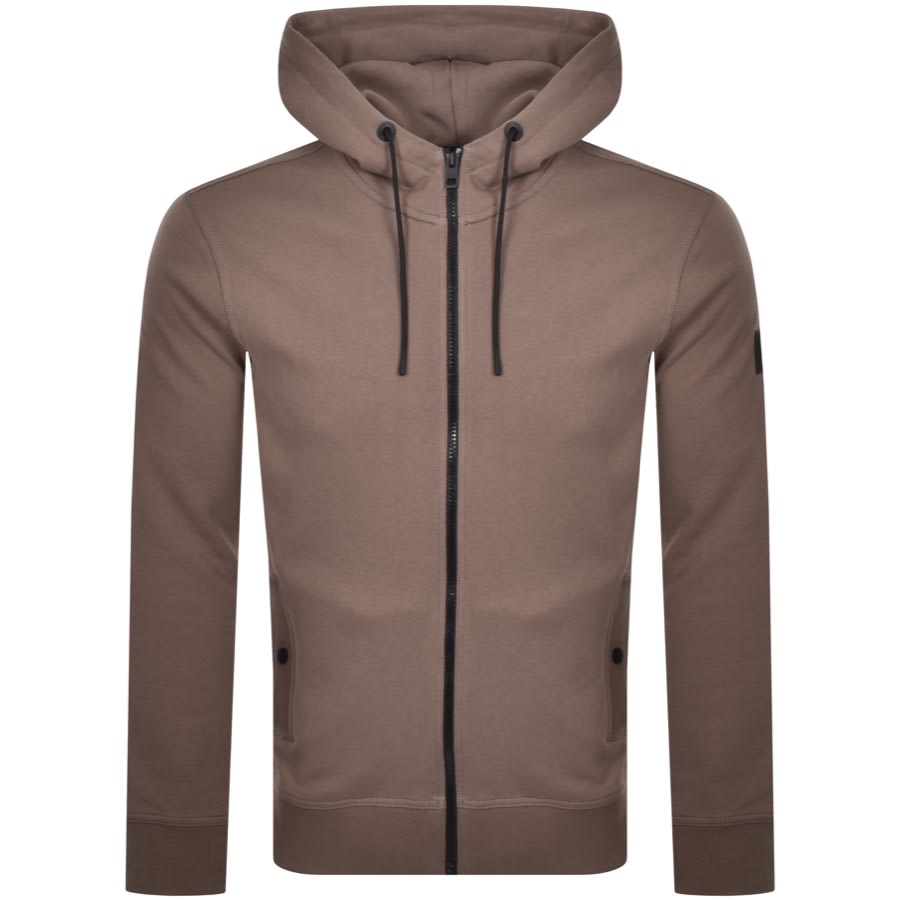 Alternative Image for ProductBOSS Zounds 1 Full Zip Hoodie Brown1